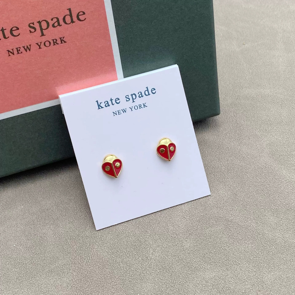 kate spade Enamel Ladybug Earrings